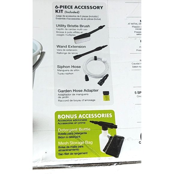 SunJoe Intertek 24V Max Cordless ION Power Cleaner Kit, 350psi Power Washer - Picture 5 of 16